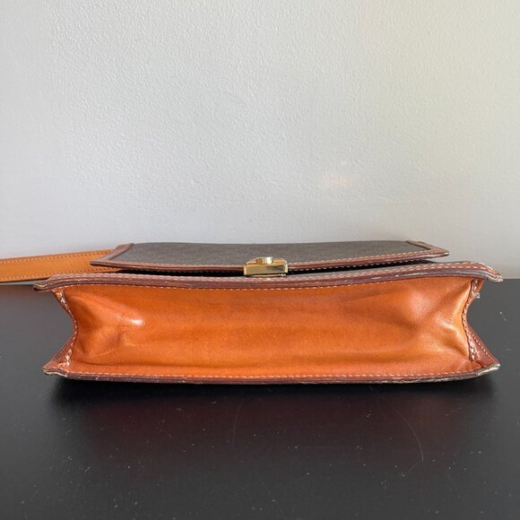 Celine Vintage Macadam Clutch Wristlet Bag  w/ Lock and Key - Preowned - Picture 4 of 16